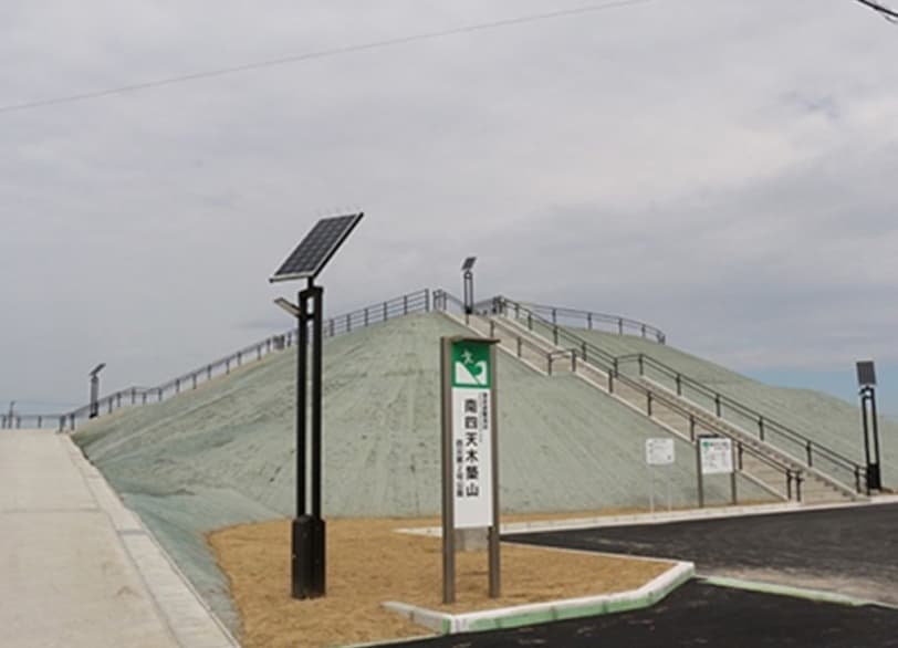 津波避難施設(築山)築造工事