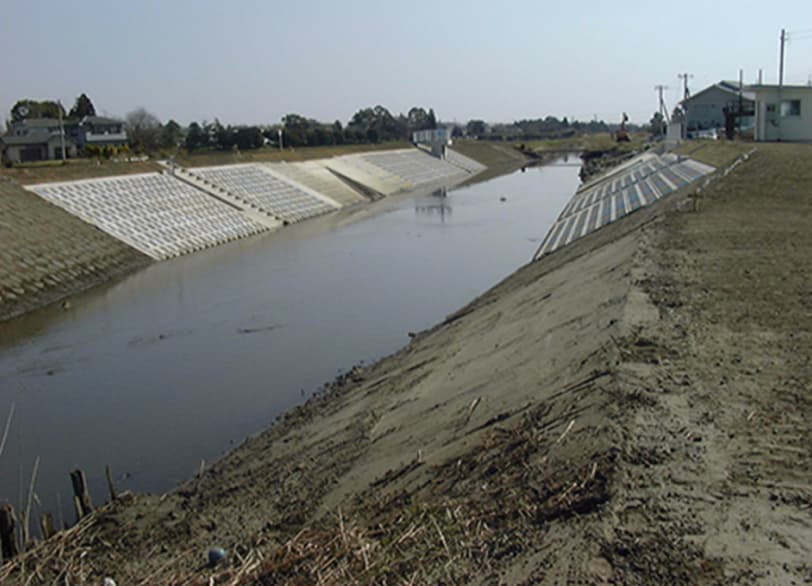 住宅宅地関連公共施設等総合整備工事(南吉田堰撤去工)
